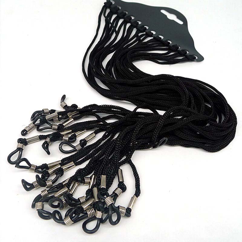 สายคล้องแว่นตาไนลอนสีดำ 12 ชิ้ - Sunglass Retainer Cord บทวิจารณ์และราคา