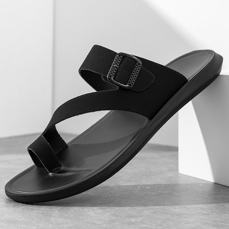 รองเท้าแตะหนังทำมือฤดูร้อนปี 2 - Flip Flop Leather Men บทวิจารณ์และราคา