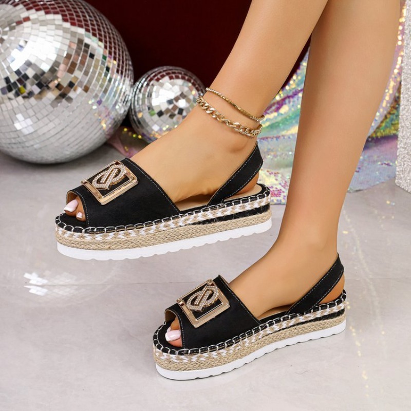 รองเท้าส้นเตารีดแบบสวมสำหรับผู - Espadrille Slip On บทวิจารณ์และราคา