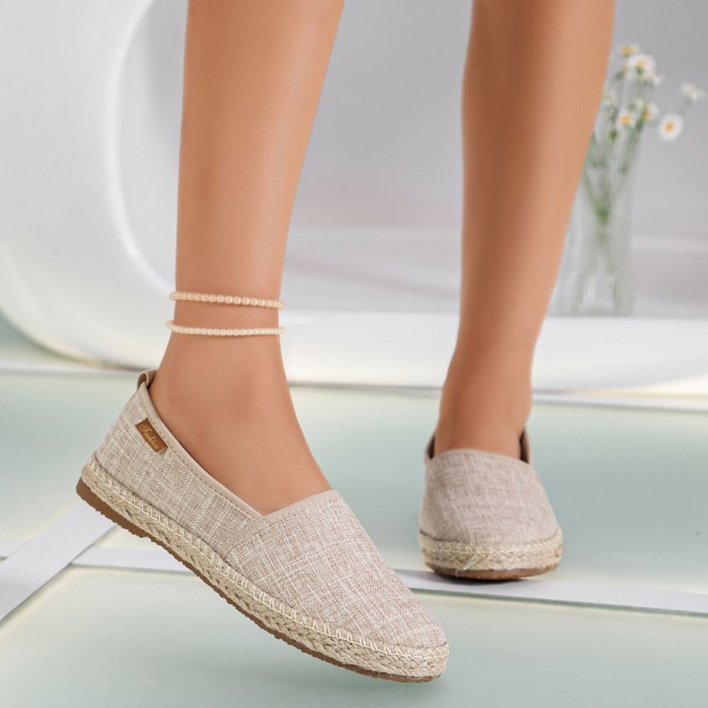 รองเท้าผ้าใบแบบสวมสบายสำหรับฤด - Espadrille Slip On บทวิจารณ์และราคา