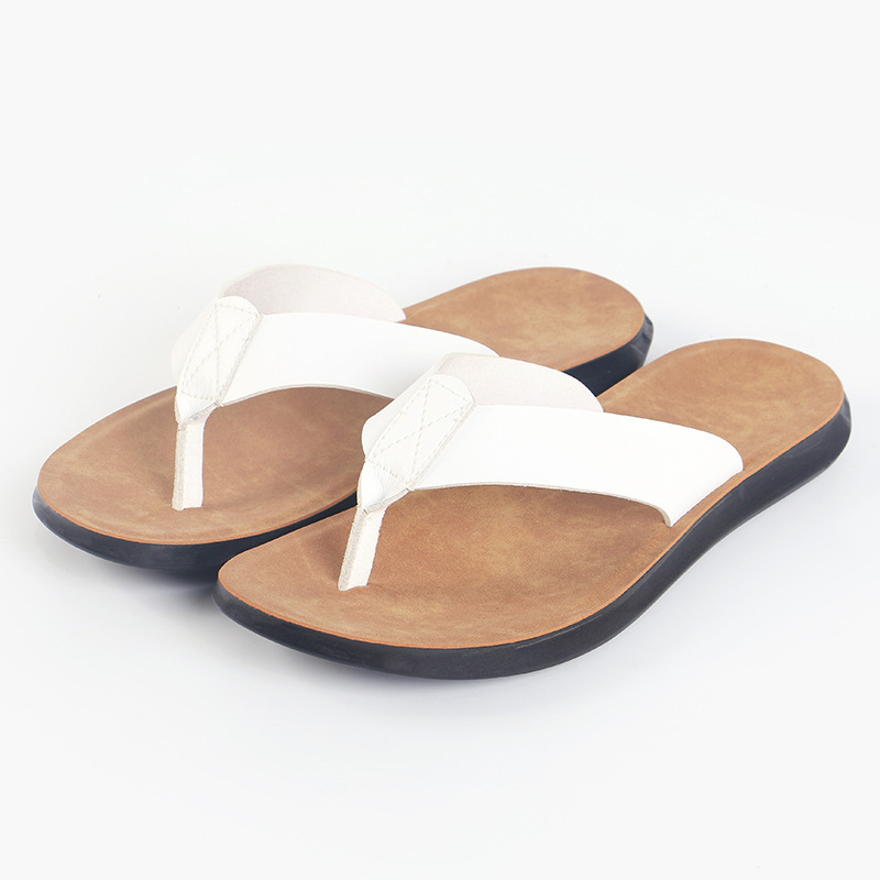 38-47 รองเท้าแตะหนังอิตาลีแบบใ - Flip Flop Leather Men บทวิจารณ์และราคา