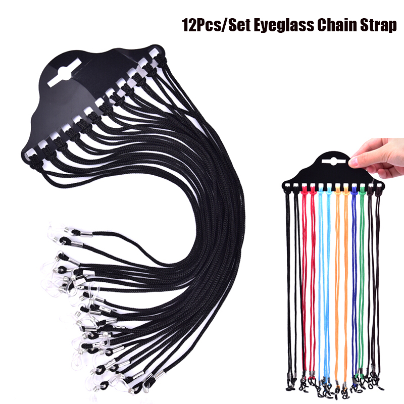 สายคล้องแว่นตาหลากสี 12 ชิ้น/ช - Sunglass Retainer Cord บทวิจารณ์และราคา