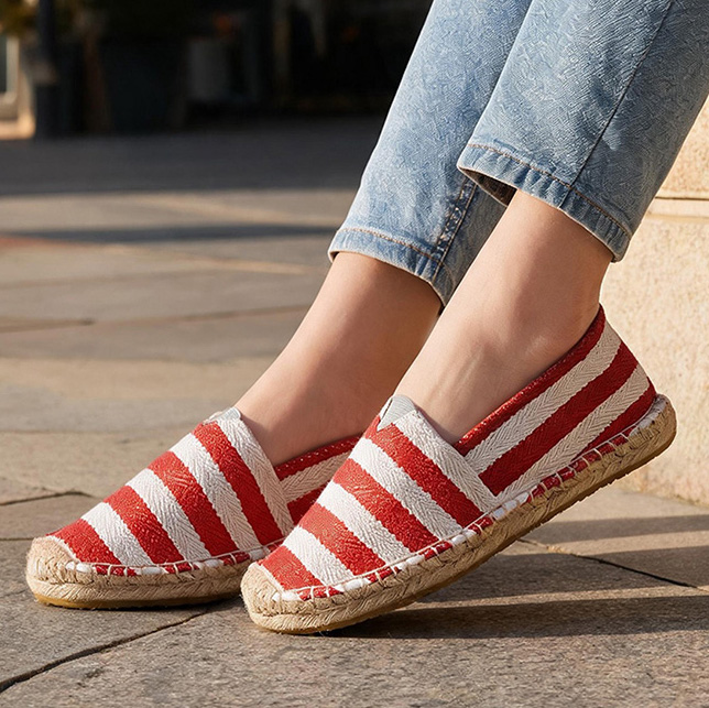 ฤดูร้อนฤดูใบไม้ร่วงผู้หญิงรองเ - Espadrille Slip On บทวิจารณ์และราคา
