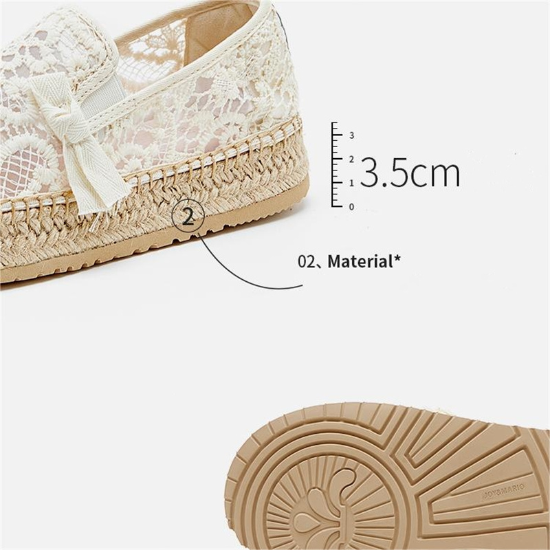 Joy & Mario แพลตฟอร์มรองเท้าไม - Espadrille Slip On บทวิจารณ์และราคา