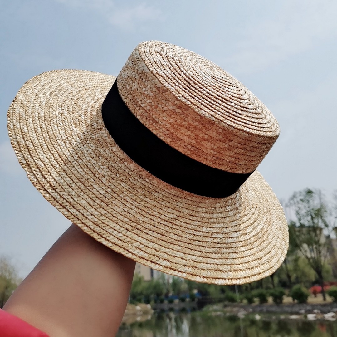 หมวกสานทรงสี่เหลี่ยมสไตล์ฝรั่ง - Bucket Hat Straw บทวิจารณ์และราคา