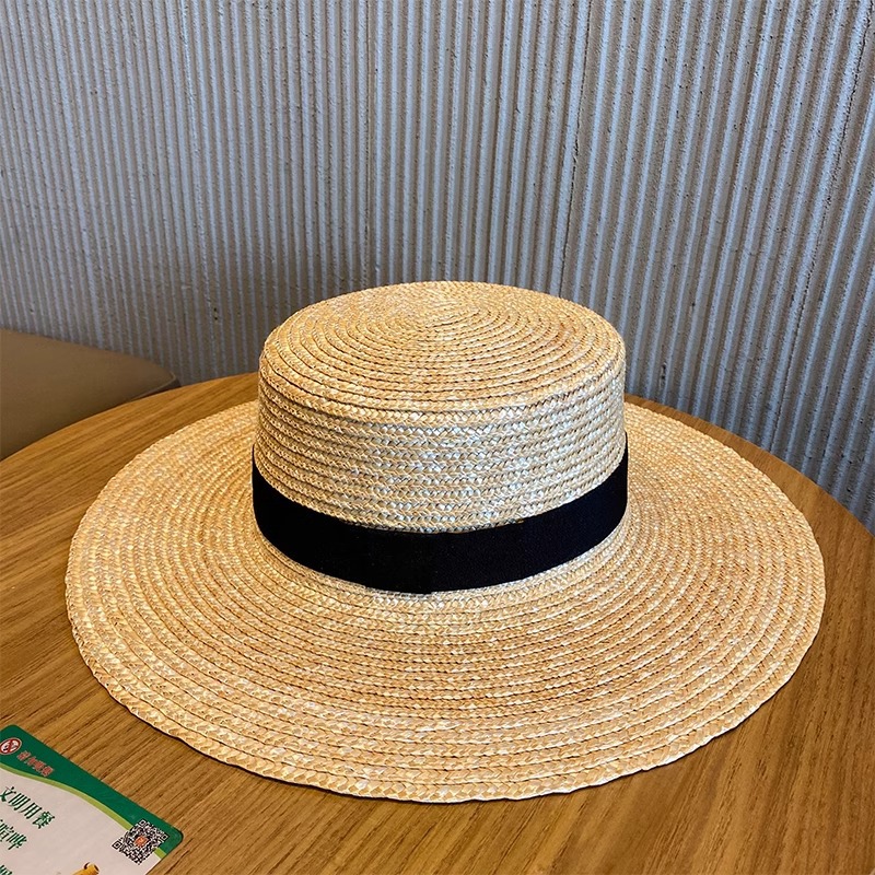 หมวกสานทรงสี่เหลี่ยมสไตล์ฝรั่ง - Bucket Hat Straw บทวิจารณ์และราคา