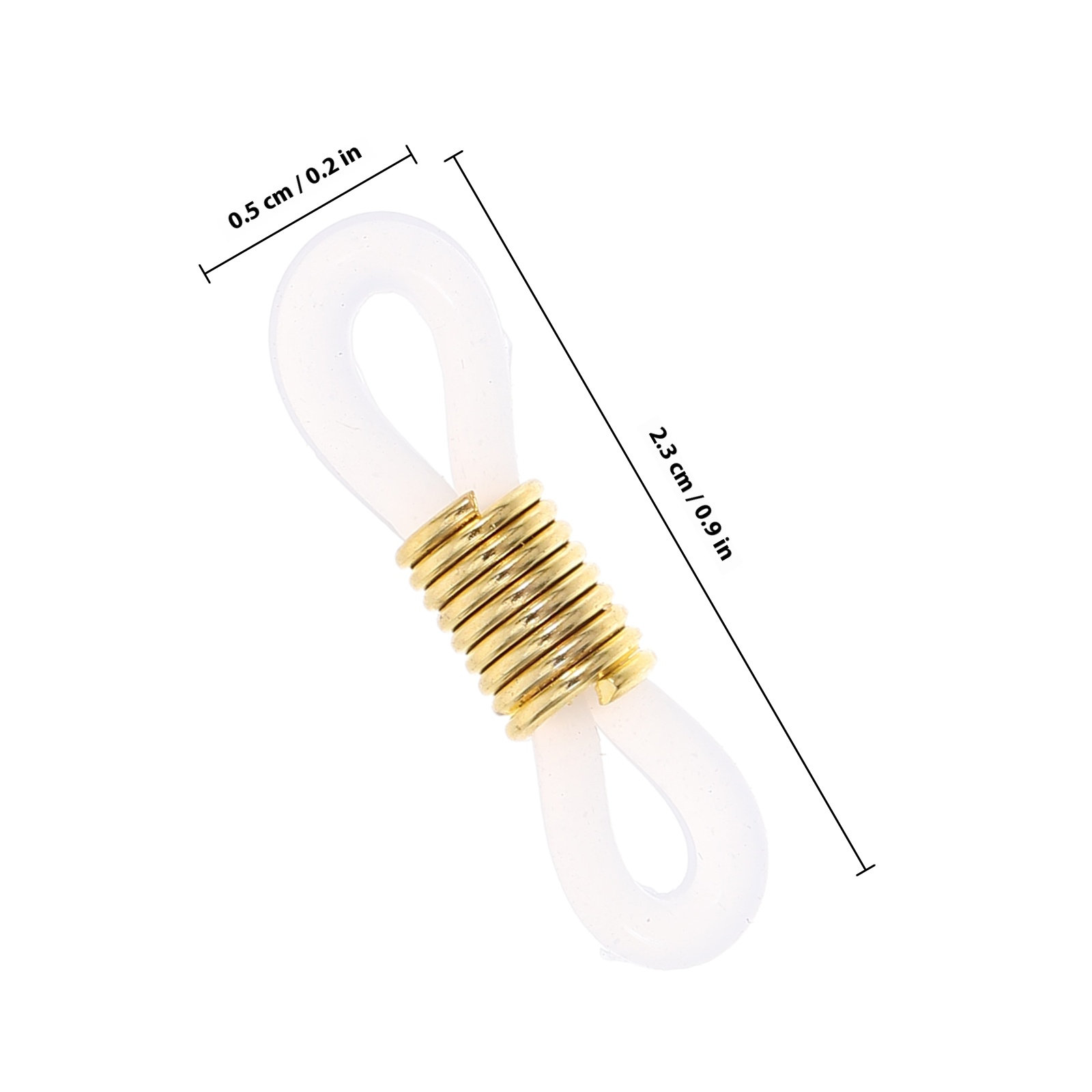 100 ชิ้น ปลายสายซิลิโคนกันลื่น - Sunglass Retainer Cord บทวิจารณ์และราคา