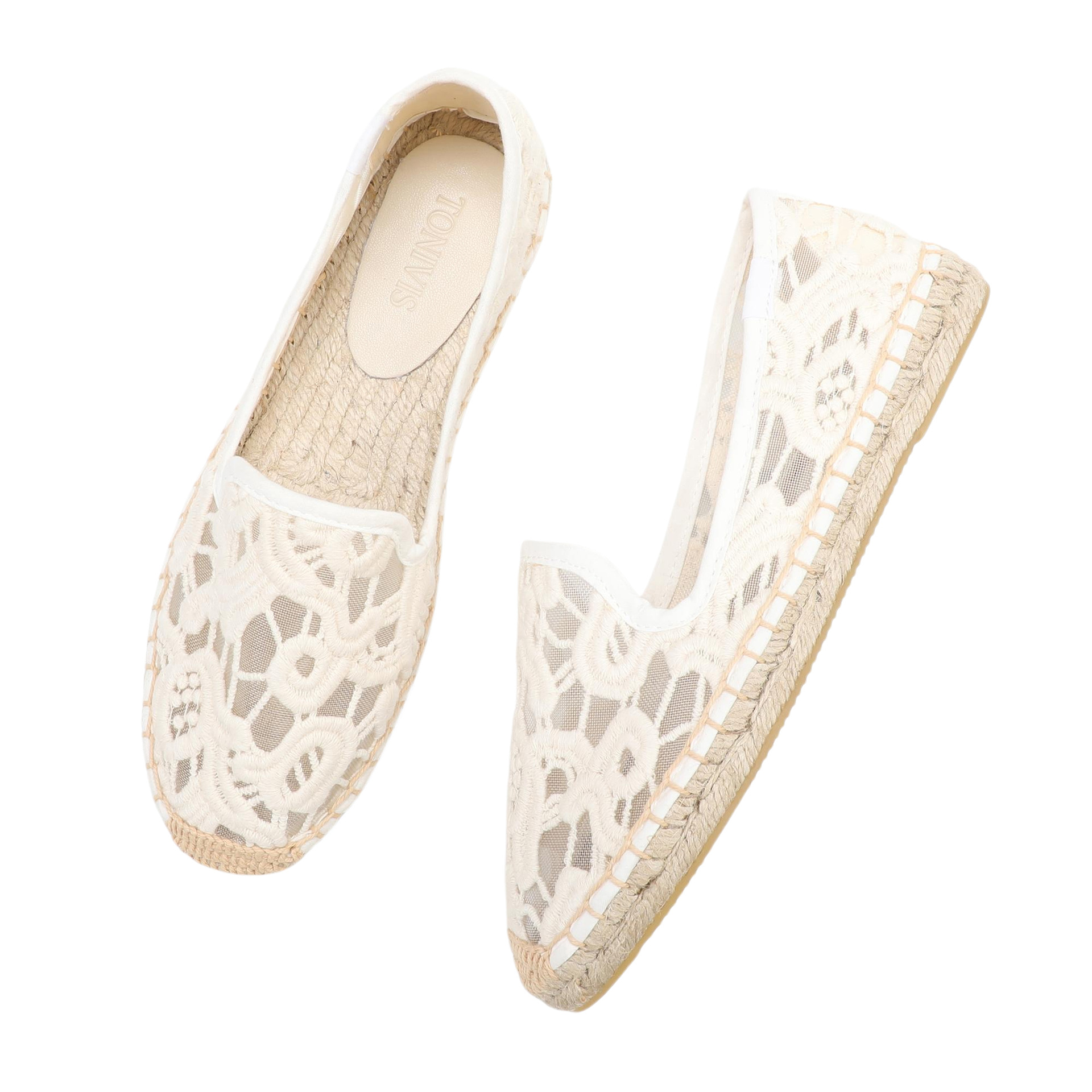 รองเท้าส้นเตี้ยแบบสวมสำหรับผู้ - Espadrille Slip On บทวิจารณ์และราคา