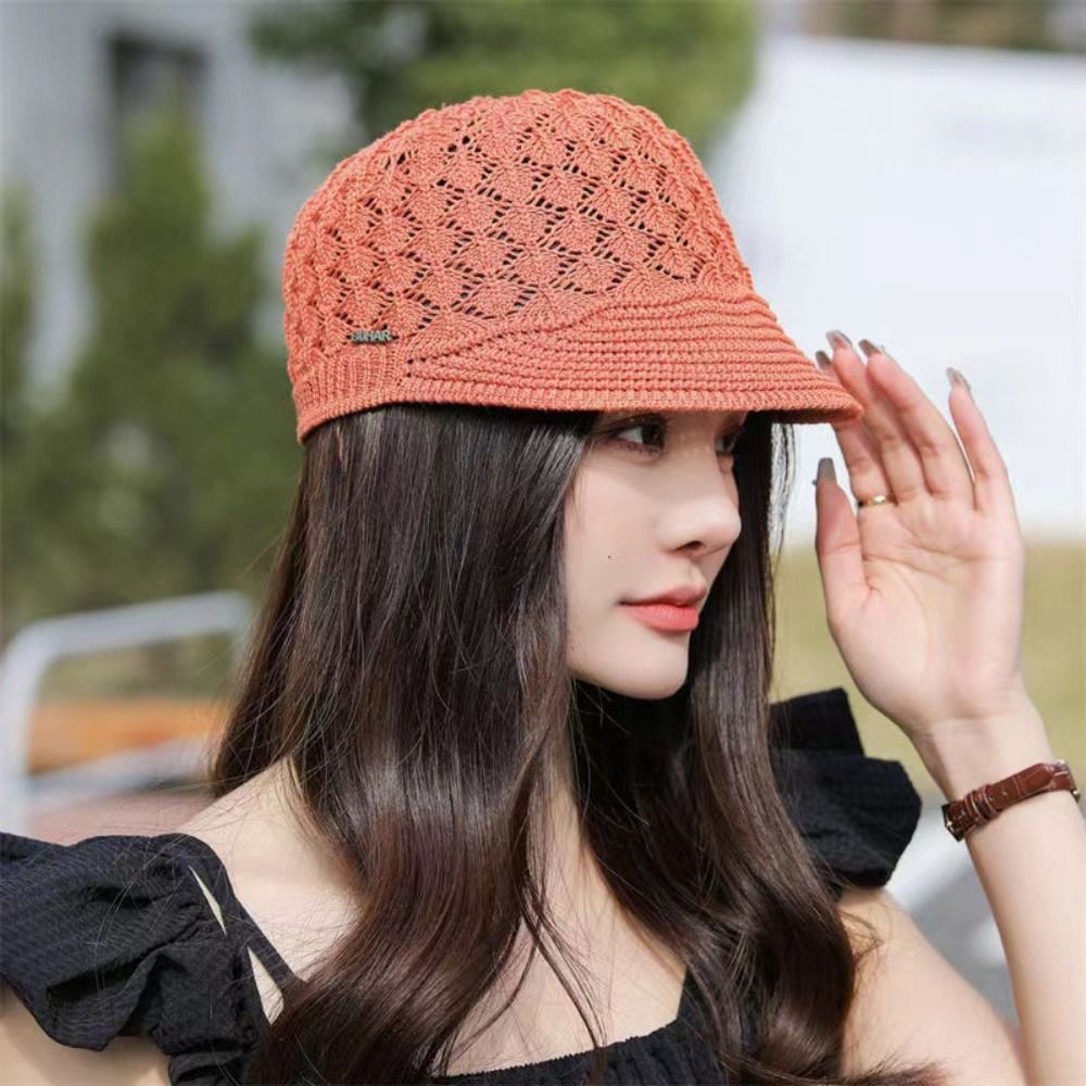 หมวกปีกกว้างตาข่ายสำหรับผู้หญิ - Bucket Hat Straw บทวิจารณ์และราคา