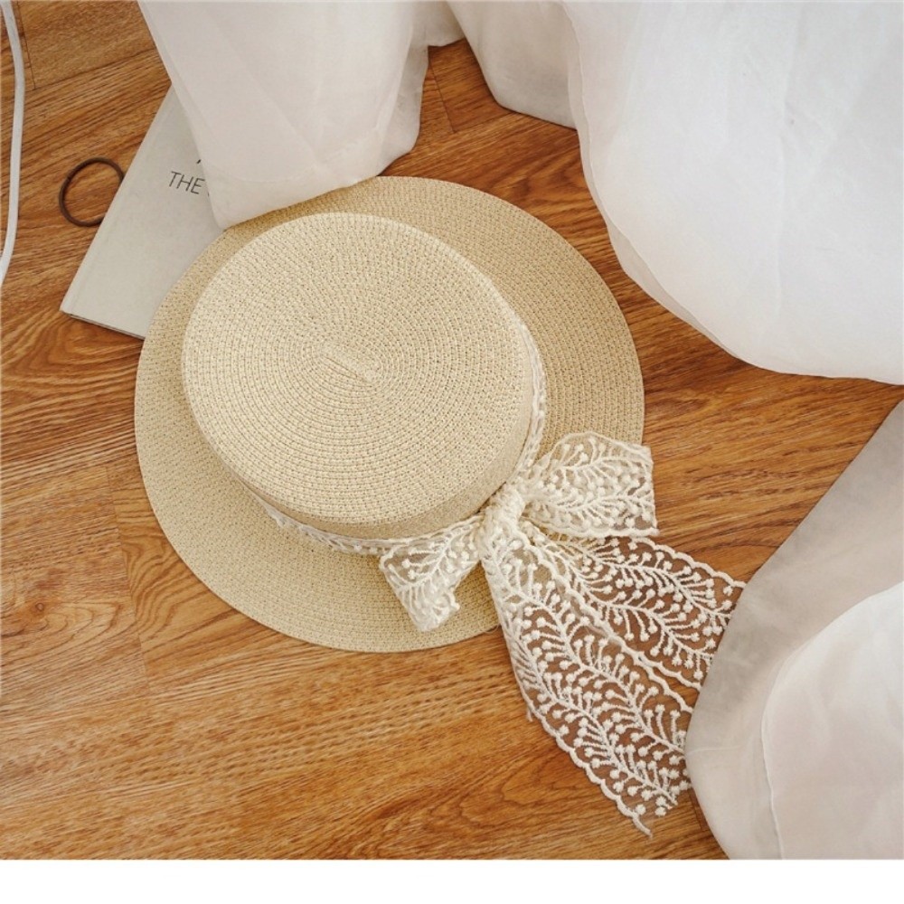 อุปกรณ์เสริมสไตล์ หมวกฟางประดั - Bucket Hat Straw บทวิจารณ์และราคา