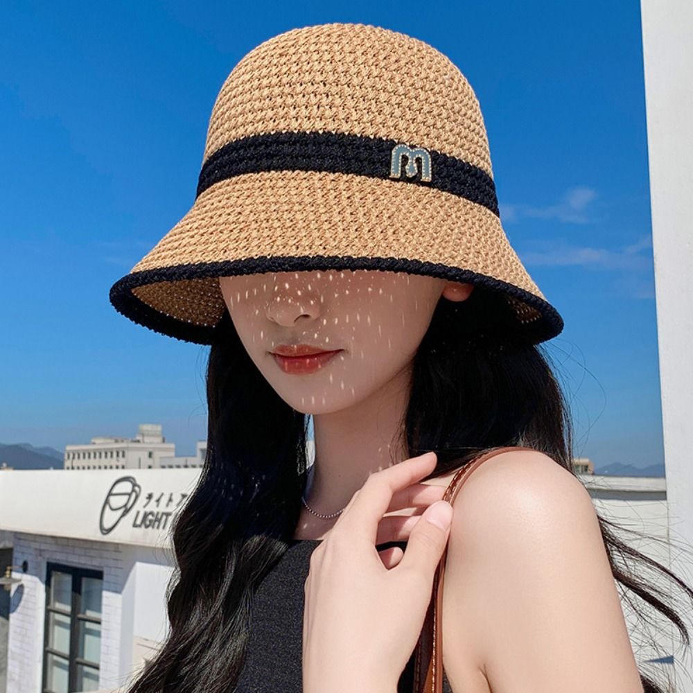 Elegant Bow หมวกชาวประมงหมวกปี - Bucket Hat Straw บทวิจารณ์และราคา