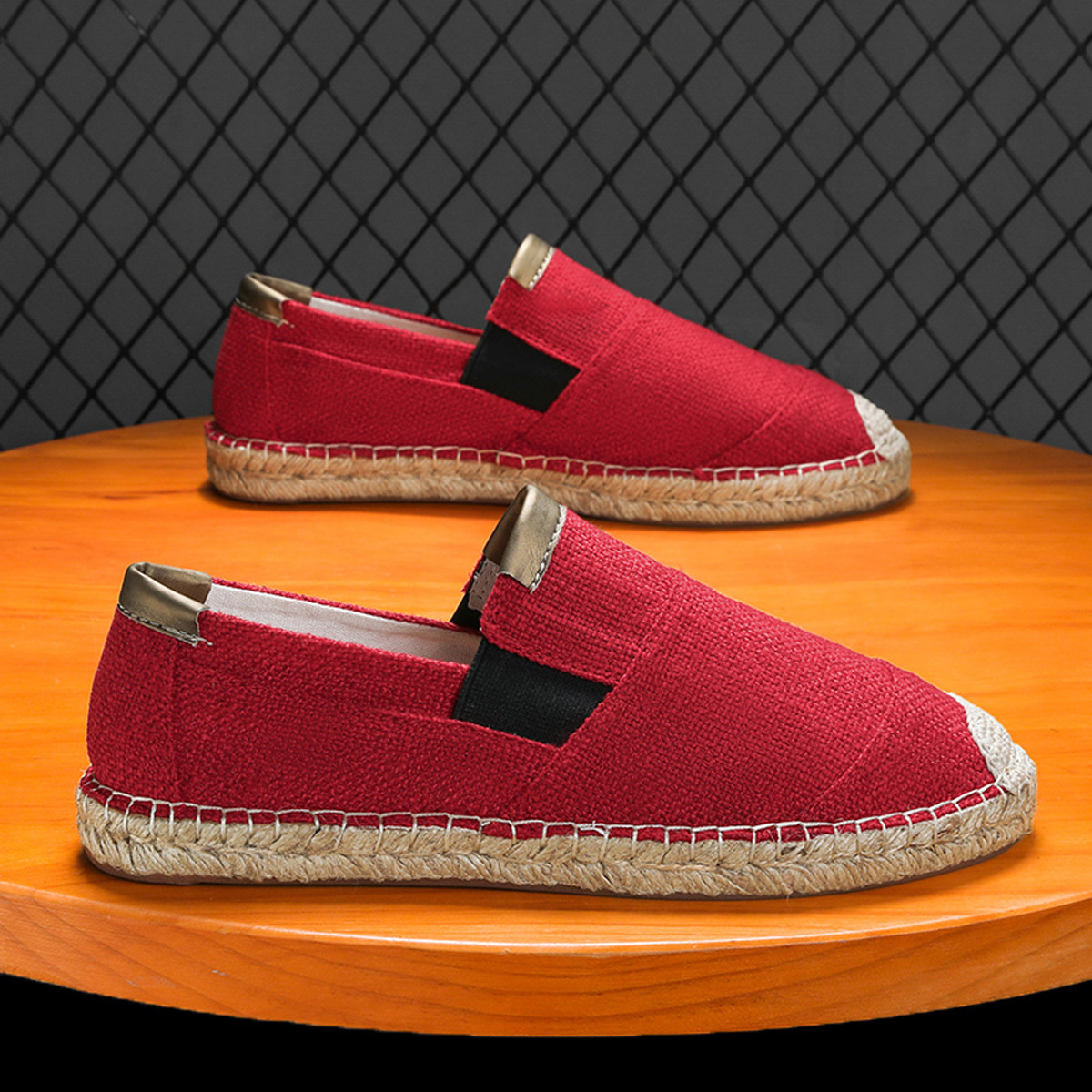 2025New ผู้ชายผ้าลินินรองเท้าส - Espadrille Slip On บทวิจารณ์และราคา