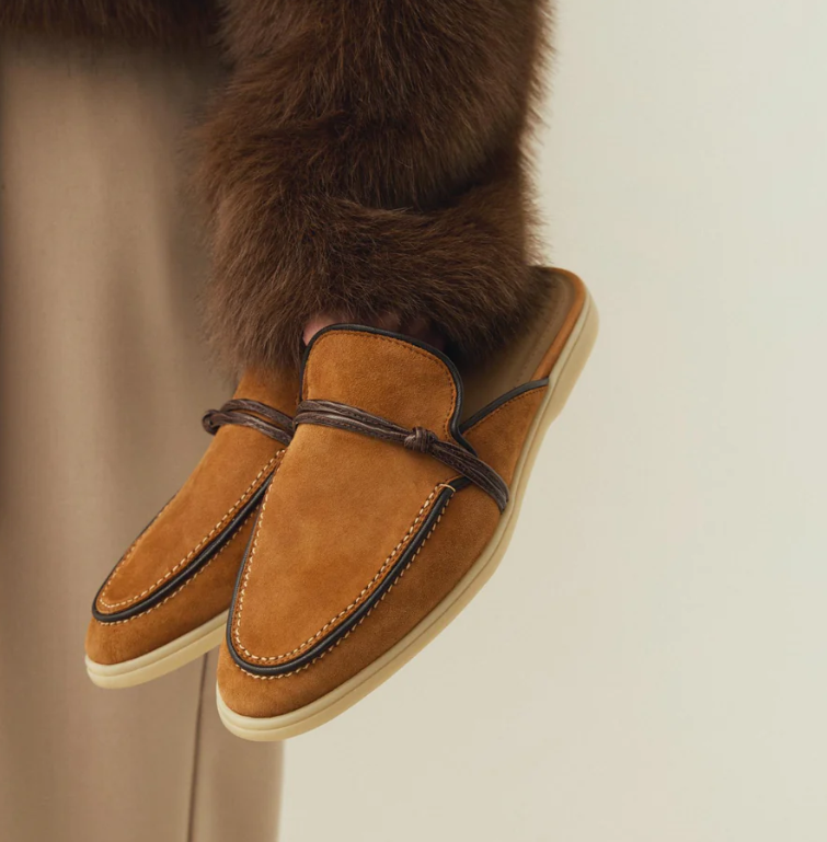รองเท้าโลฟเฟอร์ผู้ชาย ดีไซน์หร - Flip Flop Leather Men บทวิจารณ์และราคา