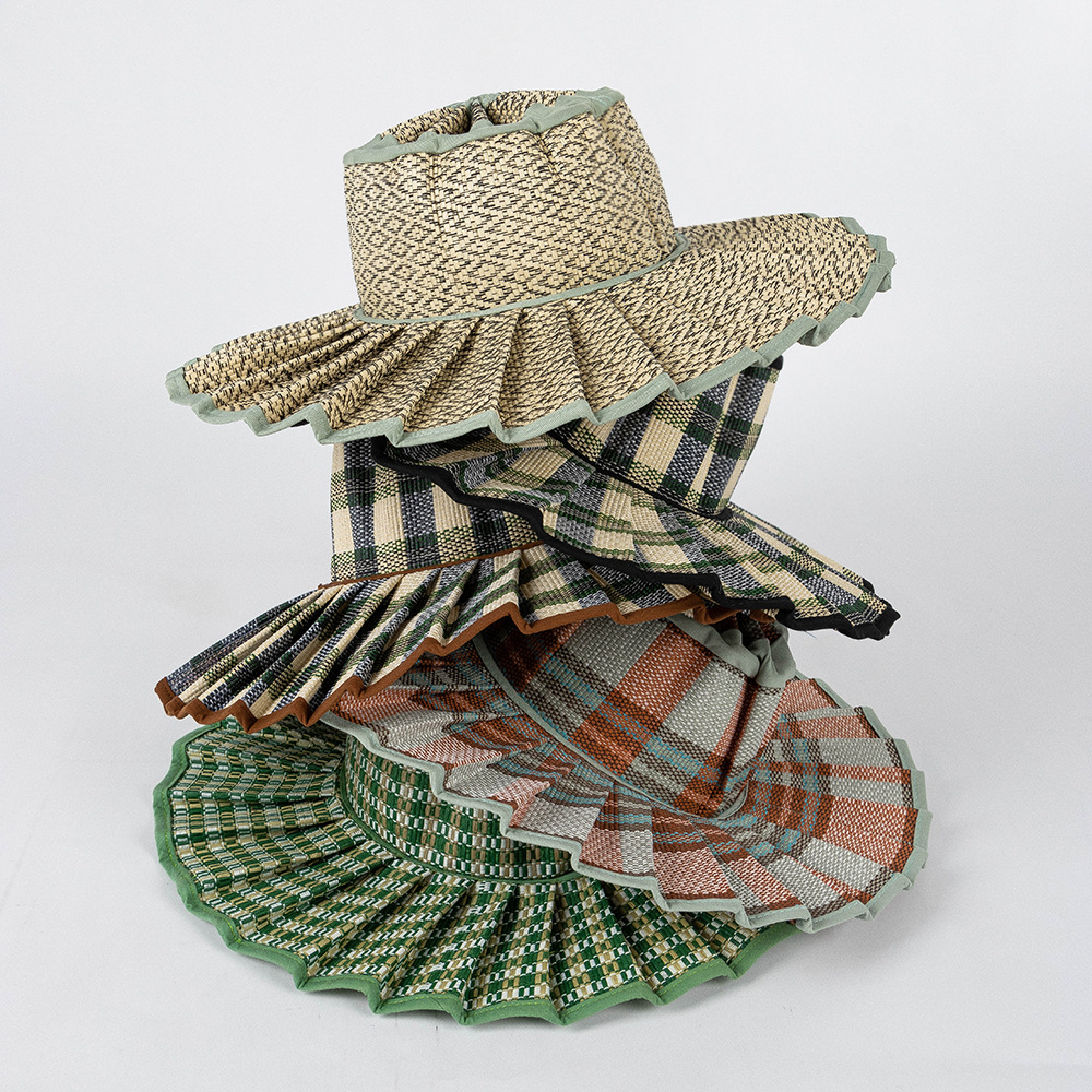 USPOP หมวกฟางพลีทพับได้ทันสมัย - Bucket Hat Straw บทวิจารณ์และราคา
